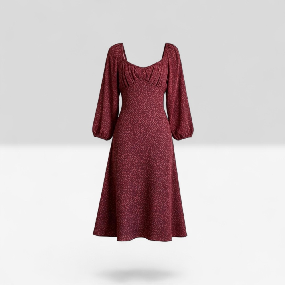 Empire waist midi dress